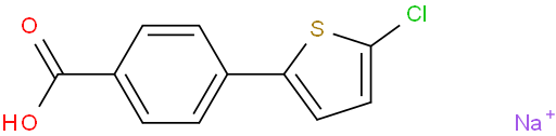 4-(5-氯噻吩-2-基)苯甲酸钠