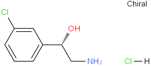 (S)-2-氨基-1-(3-氯苯基)乙醇盐酸盐