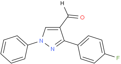 3-(4-氟苯基)-1-苯基-1H-吡唑-4-甲醛