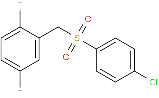 2-((4-氯苯基磺酰基)甲基)-1,4-二氟苯