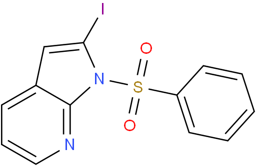 1-苯磺酰基-2-碘-7-氮杂吲哚