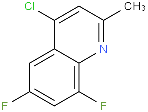 4-氯-6,8-二氟-2-甲基喹啉