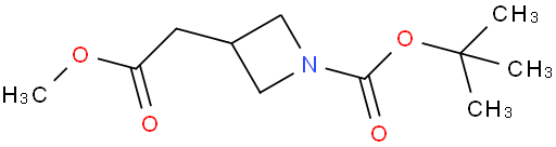 3-(2-甲氧基-2-氧代乙基)氮杂环丁烷-1-羧酸叔丁酯