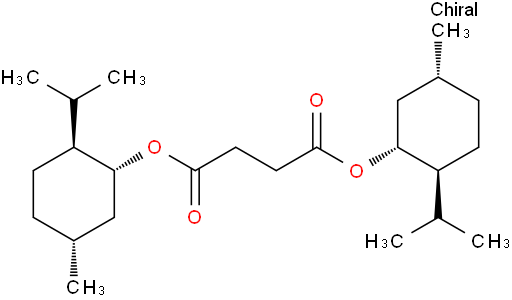 (1R)-(-)-二薄荷基琥珀酸酯