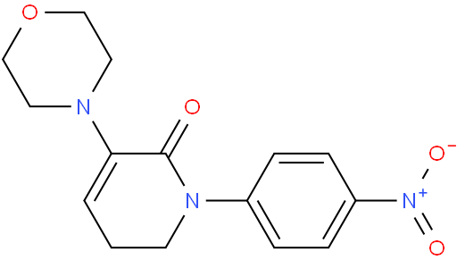 5,6-二氢-3-(4-吗啉基)-1-(4-硝基苯基)-2(1H)-吡啶酮