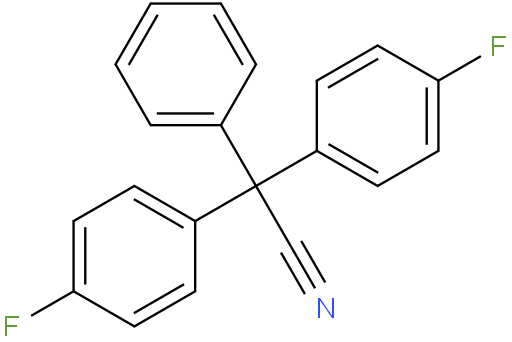 2,2-双(4-氟苯基)-2-苯基乙腈