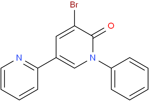 3-溴-5-（2-吡啶基）-1-苯基-1,2-二氢吡啶-2-酮