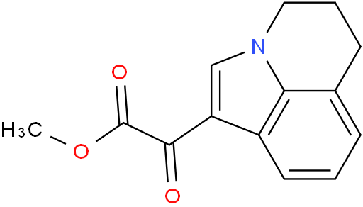 2-(5,6-二氢-4H-吡咯并[3,2,1-ij]喹啉-1-基)-2-氧代乙酸甲酯