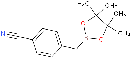 4-((4,4,5,5-四甲基-1,3,2-二噁硼烷-2-基)甲基)苯甲腈