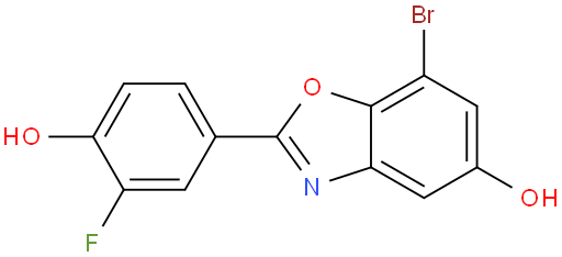 7-溴-2-(3-氟-4-羟基苯基)苯并[d]噁唑-5-醇