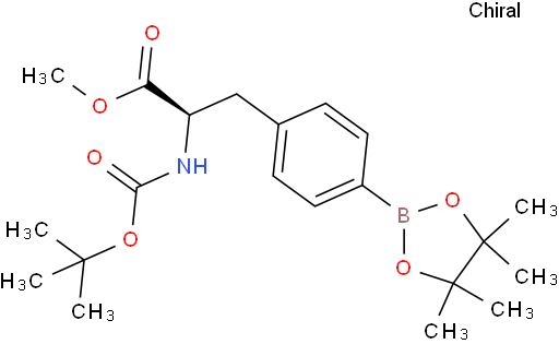 ((R)-2-((叔丁氧基羰基)氨基)-3-(4-(4,4,5,5-四甲基-1,3,2-二氧杂环戊硼烷-2-基)苯基)丙酸甲酯