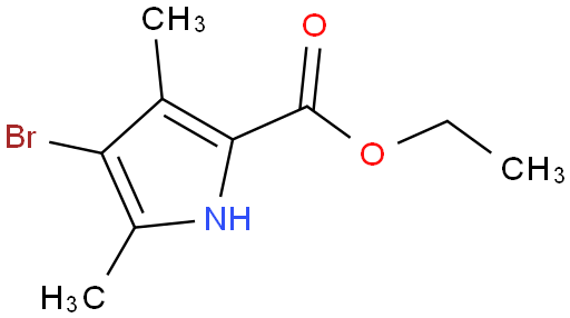 4-溴-3,5-二甲基-1H-吡咯-2-羧酸乙酯