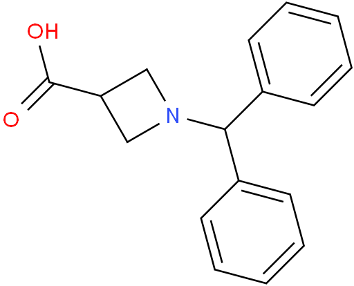 1-二苯甲基氮杂环丁烷-3-甲酸